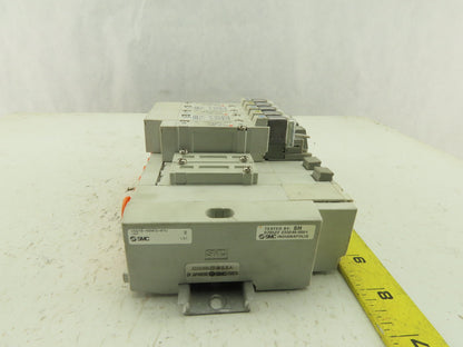 SMC SS5Y5-45NFD-07U Pneumatic Logic Manifold 24V Valve Bank