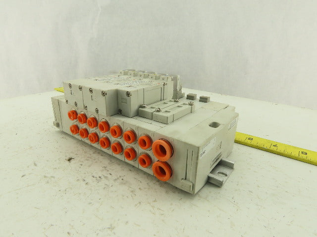 SMC SS5Y5-45NFD-07U Pneumatic Logic Manifold 24V Valve Bank