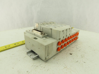 SMC SS5Y5-45NFD-07U Pneumatic Logic Manifold 24V Valve Bank