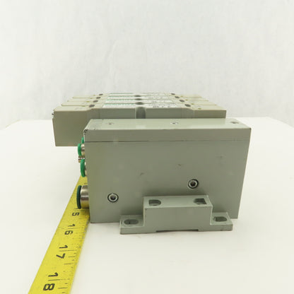 Numatics 123BB6Z2ML00061 Pneumatic Valve Manifold 3 Way Double Solenoid 24VDC