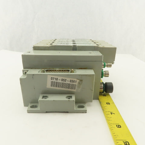 Numatics 123BB6Z2ML00061 Pneumatic Valve Manifold 3 Way Double Solenoid 24VDC
