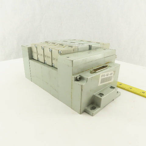 Numatics 123BB6Z2ML00061 Pneumatic Valve Manifold 3 Way Double Solenoid 24VDC
