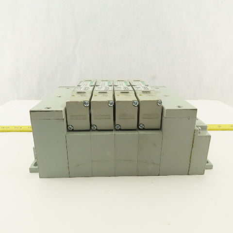 Numatics 123BB6Z2ML00061 Pneumatic Valve Manifold 3 Way Double Solenoid 24VDC