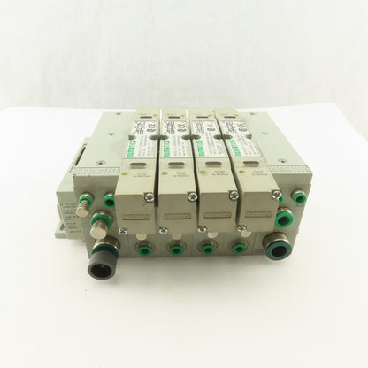 Numatics 123BB6Z2ML00061 Pneumatic Valve Manifold 3 Way Double Solenoid 24VDC