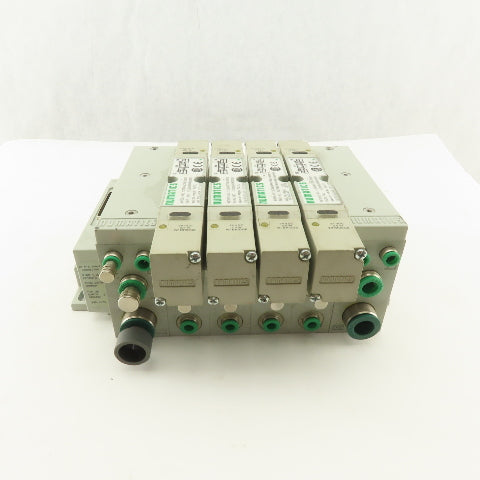 Numatics 123BB6Z2ML00061 Pneumatic Valve Manifold 3 Way Double Solenoid 24VDC