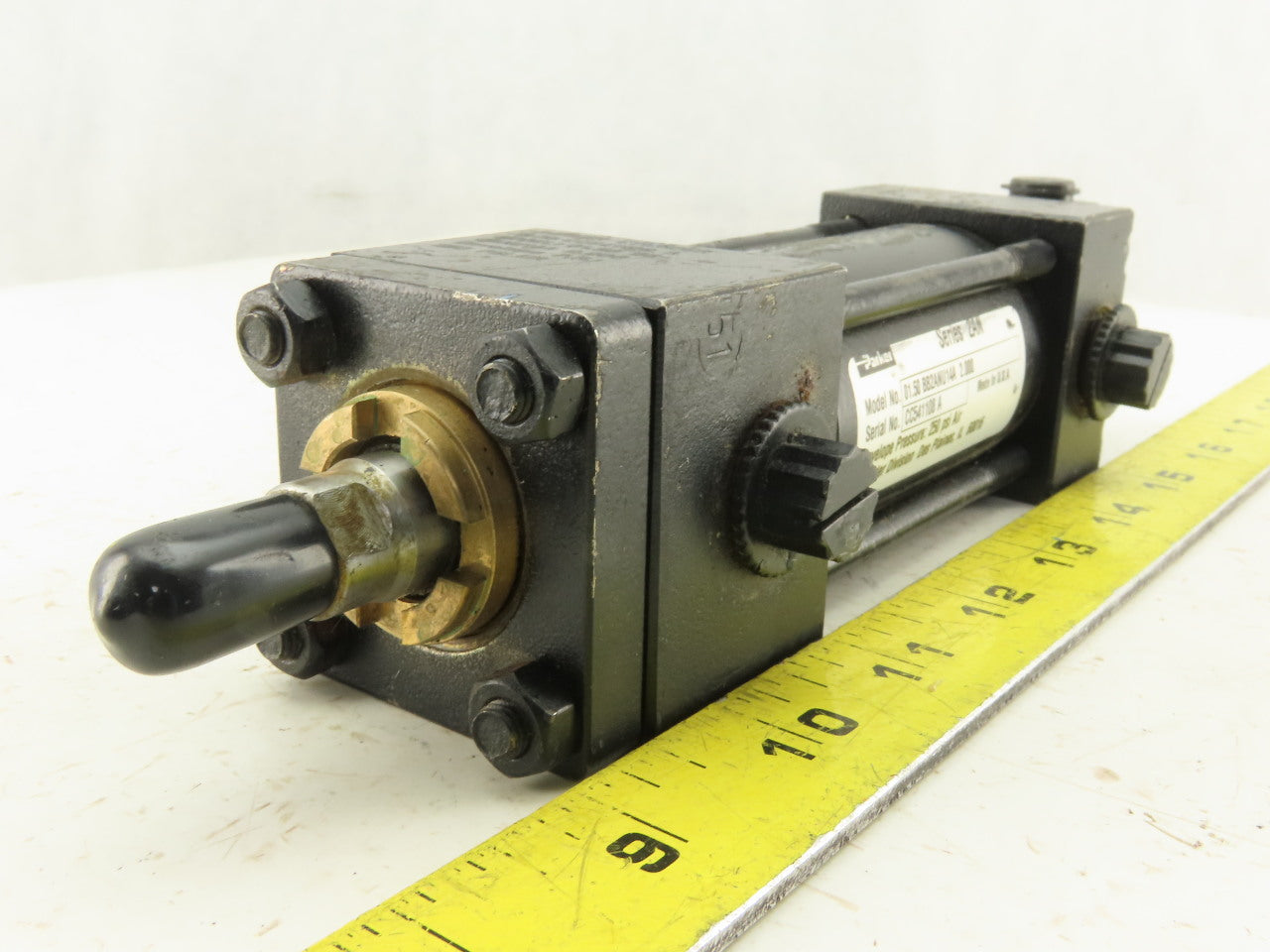 Parker BB2ANU14A 1-1/2" Bore 2" Stroke Clevis Mount Tie Rod Air Cylinder