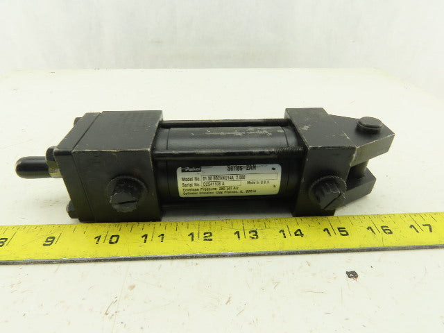 Parker BB2ANU14A 1-1/2" Bore 2" Stroke Clevis Mount Tie Rod Air Cylinder