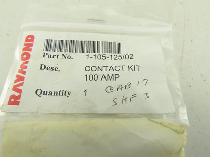 Raymond 1-105-125-02 Contact Kit 100A