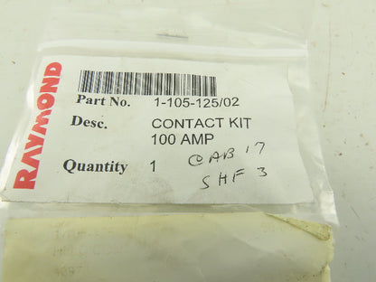 Raymond 1-105-125-02 Contact Kit 100A