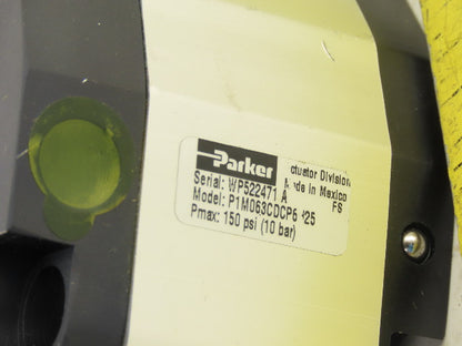 Parker P1M063CDCP6H25 63mm Bore 25mm Bore Compact Double Acting Air Cylinder