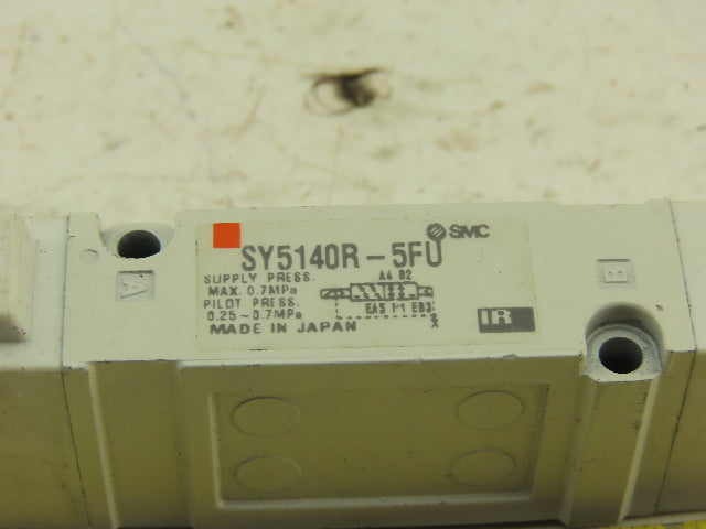 SMC SY5140R-5FU Pneumatic Valve Single Solenoid 24V Coil