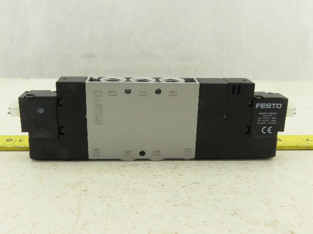 Festo CPE18-M2H-5/3BS-1/4" Pneumatic Double Solenoid Valve
