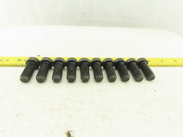 6EA93 M12x30mm Full Thread Low Head Socket Cap Screw Lot Of 10