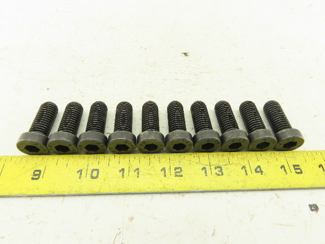6EA93 M12x30mm Full Thread Low Head Socket Cap Screw Lot Of 10