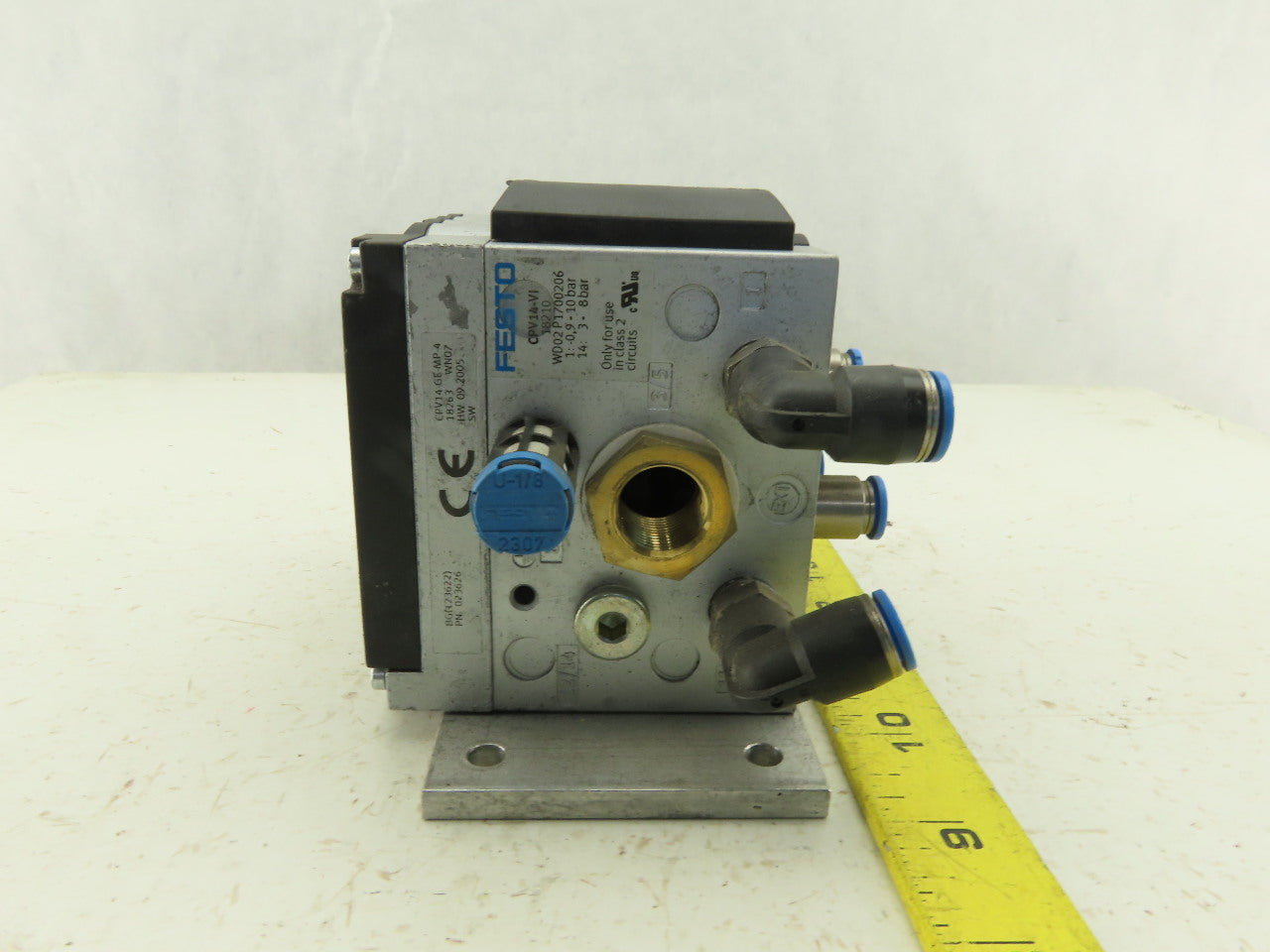 Festo CPV-14-VI Pneumatic Manifold Assembly W/4 Solenoid Valves 161 362