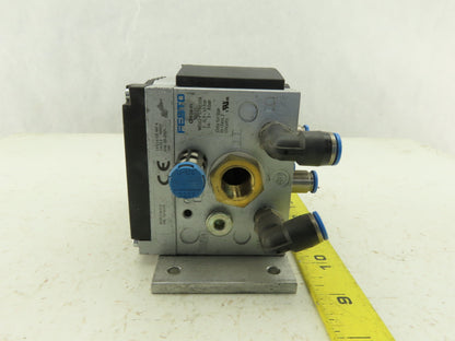 Festo CPV-14-VI Pneumatic Manifold Assembly W/4 Solenoid Valves 161 362