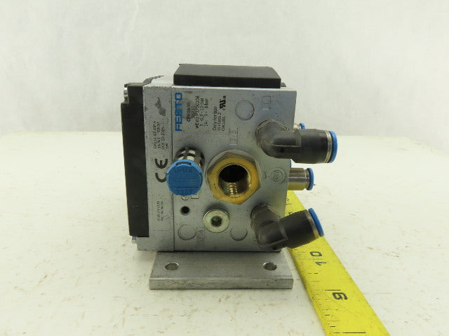 Festo CPV-14-VI Pneumatic Manifold Assembly W/4 Solenoid Valves 161 362