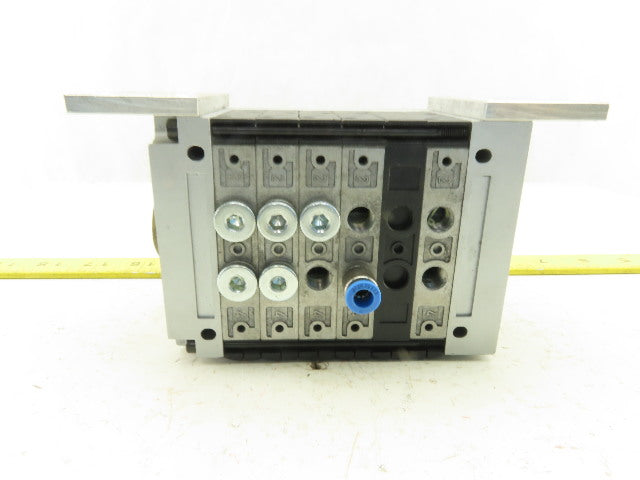 Festo CPV-14-VI Pneumatic Manifold Assembly W/6 Solenoid Valves 161 362