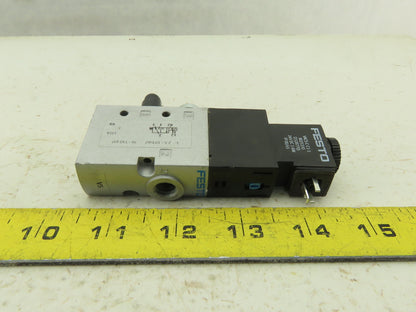 Festo VUVS-L20-M32C-MD-G18-F7 3/2 Way Solenoid Operated Air Valve 24VDC