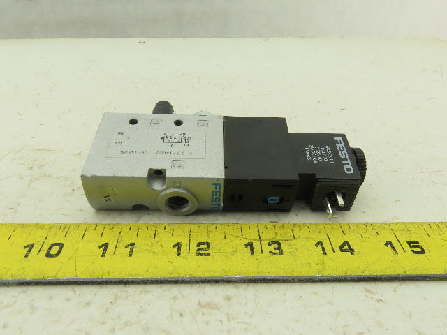 Festo VUVS-L20-M32C-MD-G18-F7 3/2 Way Solenoid Operated Air Valve 24VDC