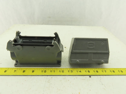 Harting Terminal Housing Base And Hood Side Entry 5-1/4" x 2"