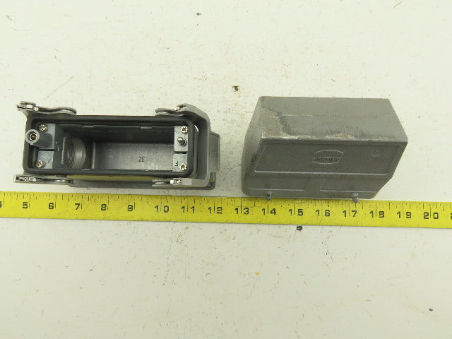 Harting Terminal Housing Base And Hood Side Entry 5-1/4" x 2"