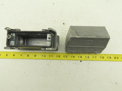Harting Terminal Housing Base And Hood Side Entry 5-1/4" x 2"