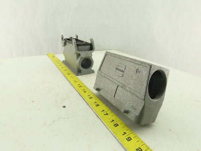 Harting Terminal Housing Base And Hood Side Entry 5-1/4" x 2"