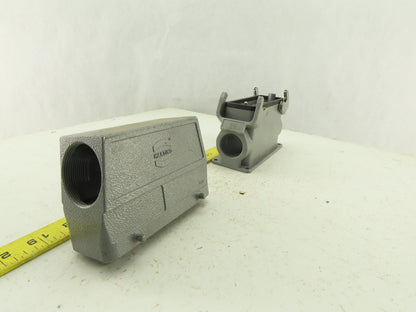 Harting Terminal Housing Base And Hood Side Entry 5-1/4" x 2"