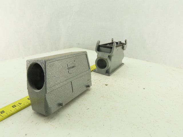 Harting Terminal Housing Base And Hood Side Entry 5-1/4" x 2"