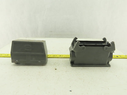 Harting Terminal Housing Base And Hood Side Entry 5-1/4" x 2"
