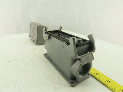 Harting Terminal Housing Base And Hood Side Entry 5-1/4" x 2"