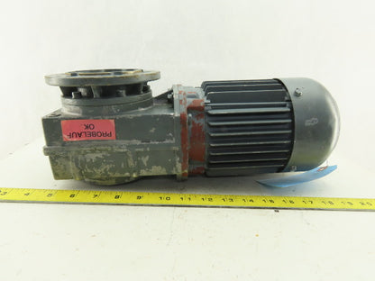 Bauer SG2-S4/DK74 60.63: 1 Ratio 26.5RPM 400V 60Hz 3Ph Right Angle Gearmotor