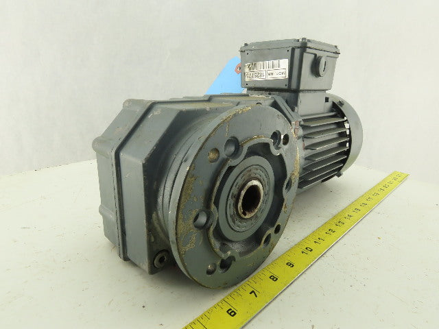 Bauer SG2-S4/DK74 60.63: 1 Ratio 26.5RPM 400V 60Hz 3Ph Right Angle Gearmotor