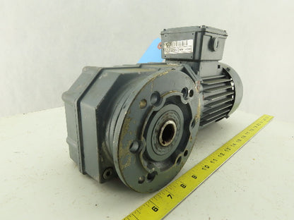 Bauer SG2-S4/DK74 60.63: 1 Ratio 26.5RPM 400V 60Hz 3Ph Right Angle Gearmotor