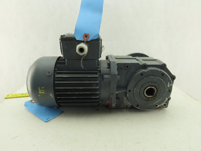 Bauer SG2-S4/DK74 60.63: 1 Ratio 26.5RPM 400V 60Hz 3Ph Right Angle Gearmotor