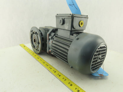 Bauer SG2-S4/DK74 60.63: 1 Ratio 26.5RPM 400V 60Hz 3Ph Right Angle Gearmotor
