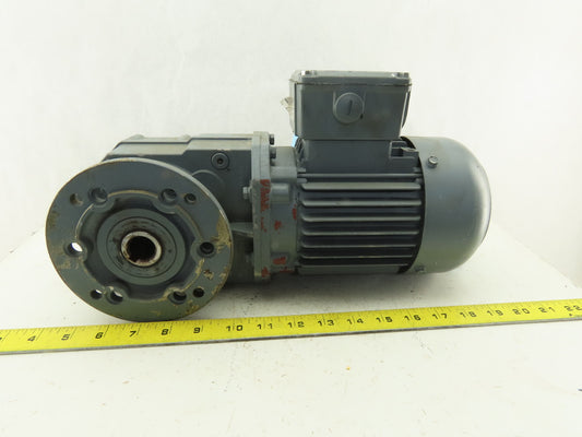Bauer SG2-S4/DK74 60.63: 1 Ratio 26.5RPM 400V 60Hz 3Ph Right Angle Gearmotor