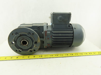 Bauer SG2-S4/DK74 60.63: 1 Ratio 26.5RPM 400V 60Hz 3Ph Right Angle Gearmotor