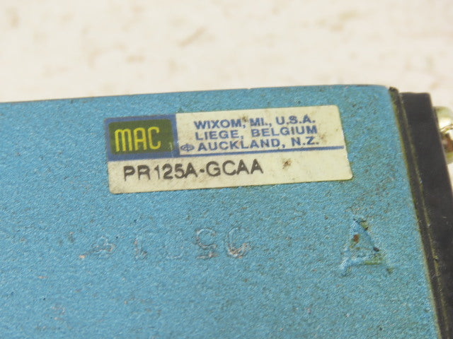 MAC PR125A-GCAA Pneumatic Valve  Pressure Regulator 0-120 PSI