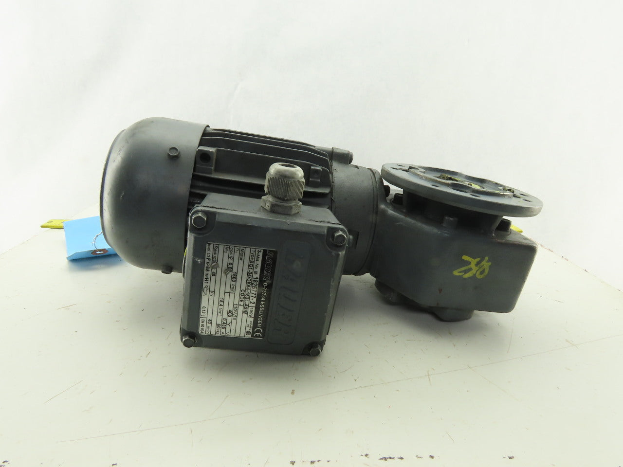 Bauer SG1-34/DK64-163L 40:1 Ratio 40RPM 110W 60Hz 400V Right Angle Gearmotor