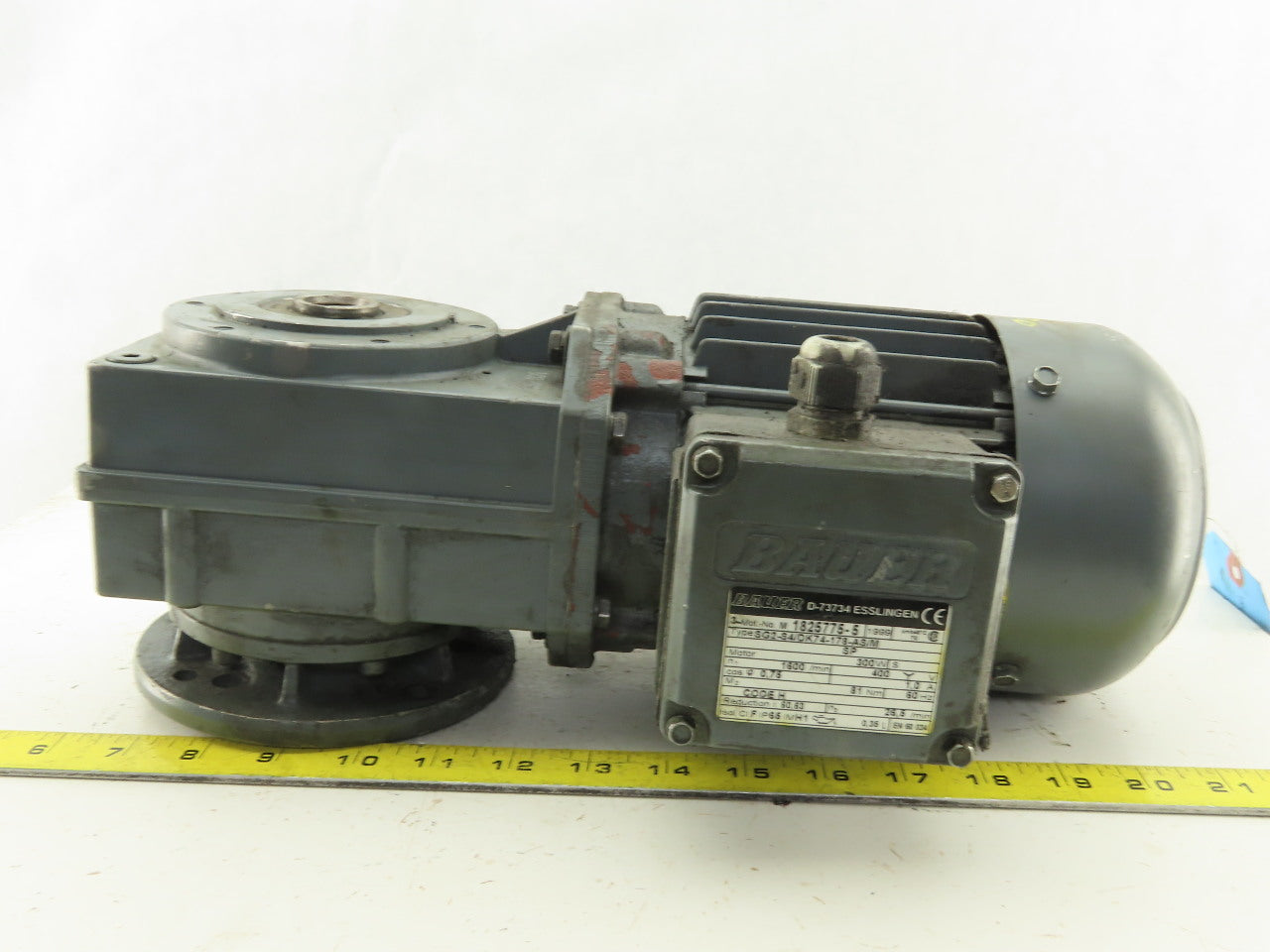 Bauer SG2-S4/DK74-178-AS/M 60.63:1 Ratio 26.5RPM 300W 3Ph 400V Gearmotor