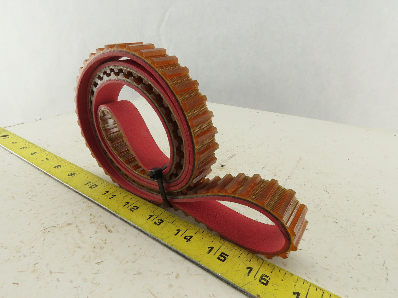 MIR 20T10/1320 Endless Timing Belt W/1/8" Red Linatex Cover 1320mm