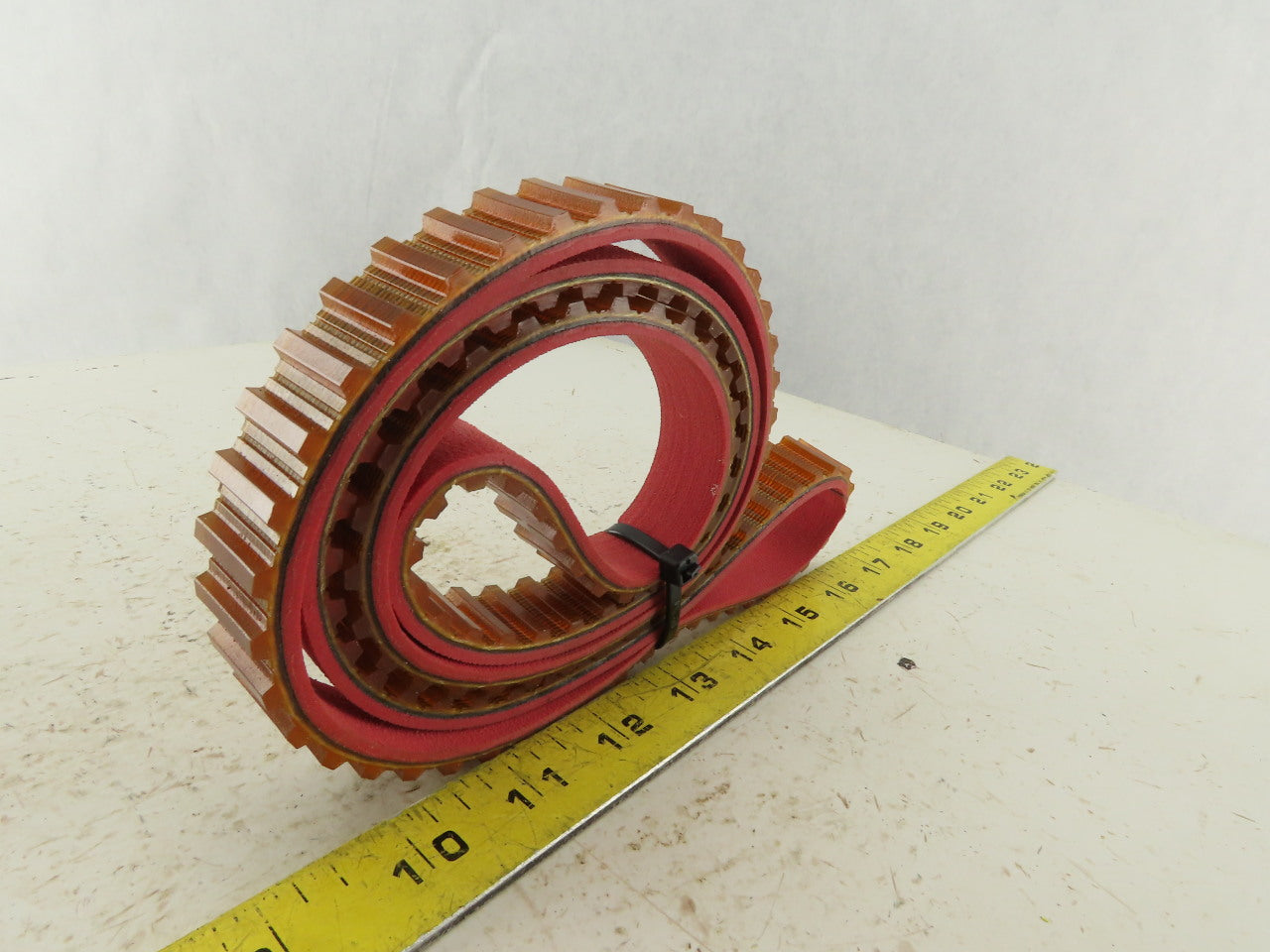 MIR 20T10/1320 Endless Timing Belt W/1/8" Red Linatex Cover 1320mm