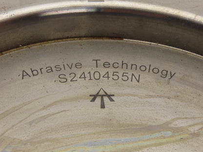 Abrasive Technology S2410455N 12A2 11.25x1.89x1.5 B80N EP Diamond Grinding Wheel