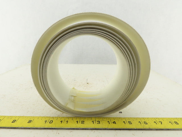 Midwest Industrial Rubber MIR Plastic Spiral Lace Conveyor Belt 3336mm x 70mm