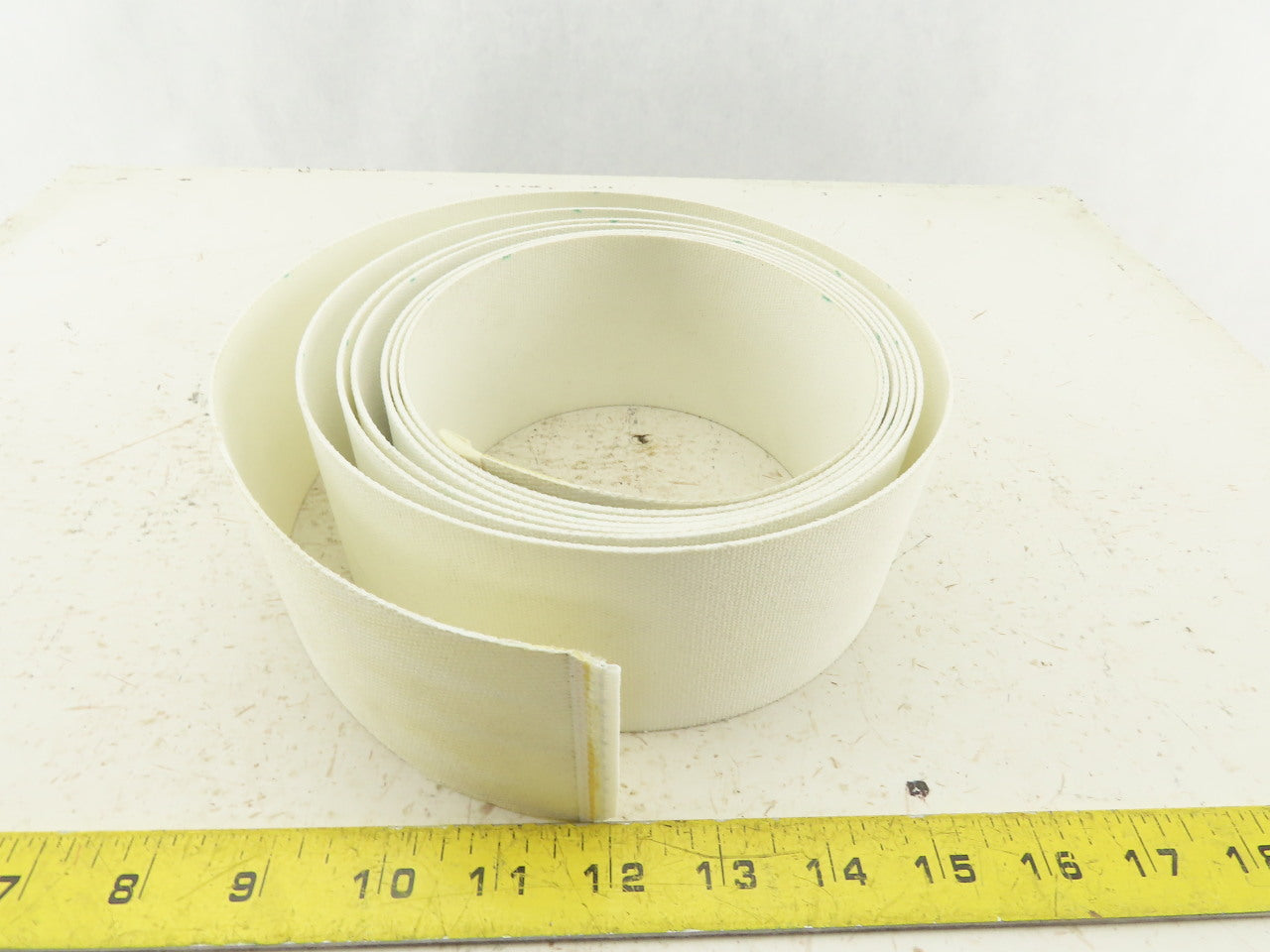 Midwest Industrial Rubber MIR Plastic Spiral Lace Conveyor Belt 3336mm x 70mm