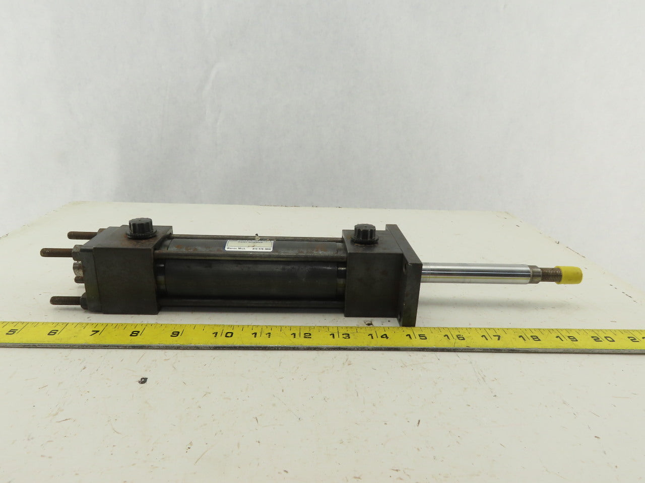 Parker 1-1/2" Bore 4-1/8" Stroke Swing Clamp Double Acting Air Cylinder