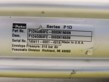 Parker P1D4G050FC-0080N1N66N Double Ended Pneumatic Cylinder 40mm Bore