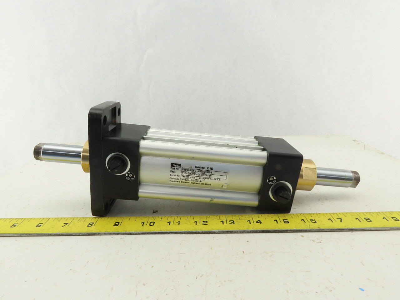 Parker P1D4G050FC-0080N1N66N Double Ended Pneumatic Cylinder 40mm Bore